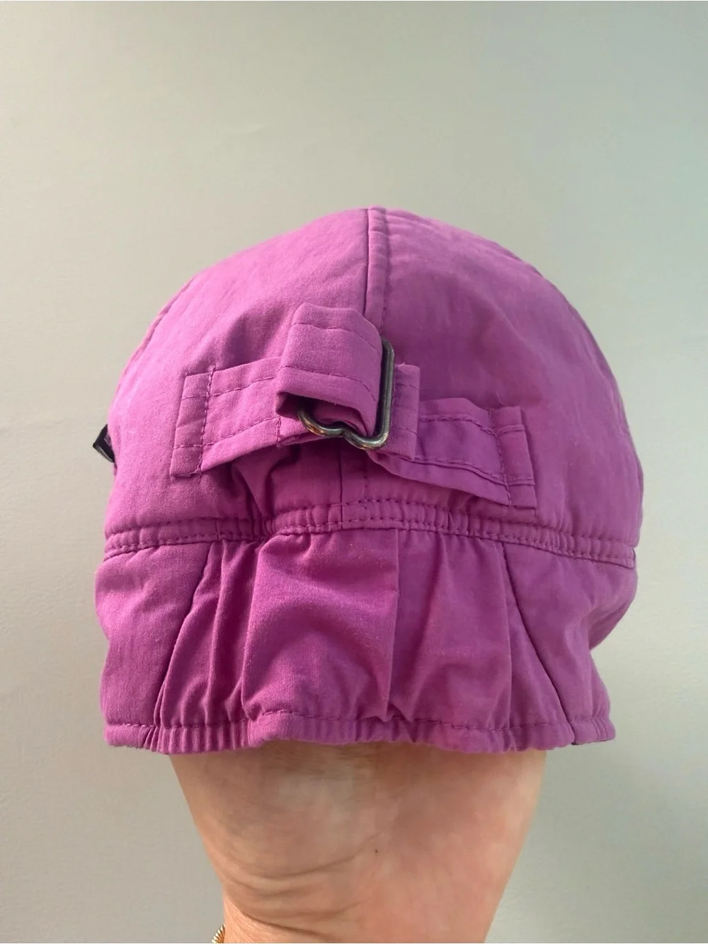 Obermeyer Vintage 90s Purple Winter Hat Ear Flaps Fleece Lined Women’s Medium